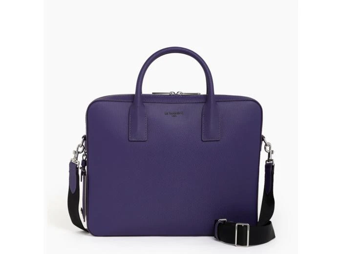 le tanneur Porte document slim 14 Emile en cuir monogramme 1