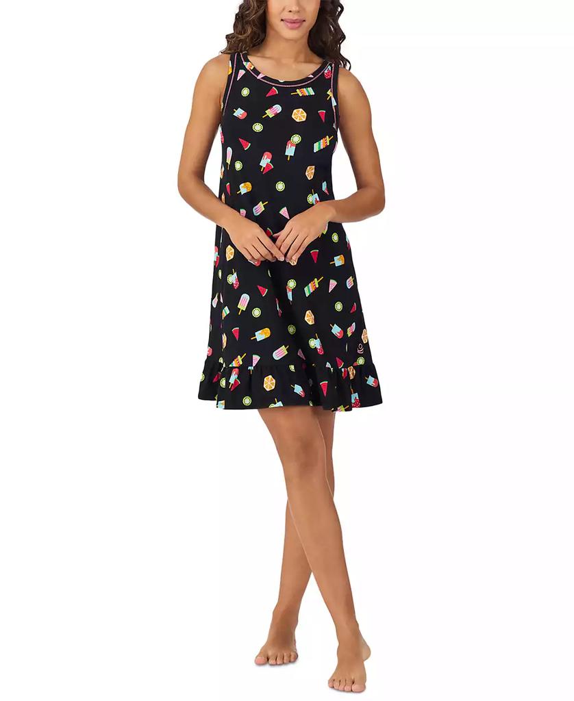 Cuddl Duds Women's Sleeveless Ruffled-Hem Chemise
