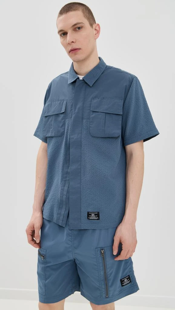 Alpha Industries Seersucker Shirt 6