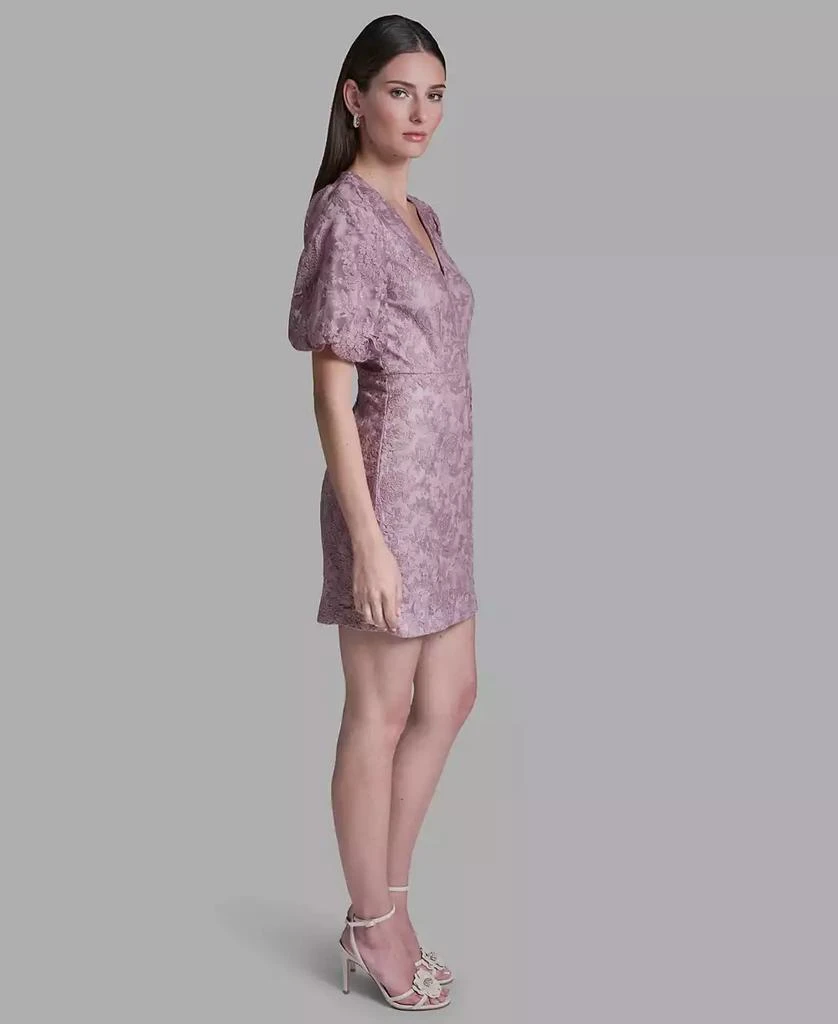 strapless open back dress Strapless 3D Floral Dress  BCBGMAXAZRIA