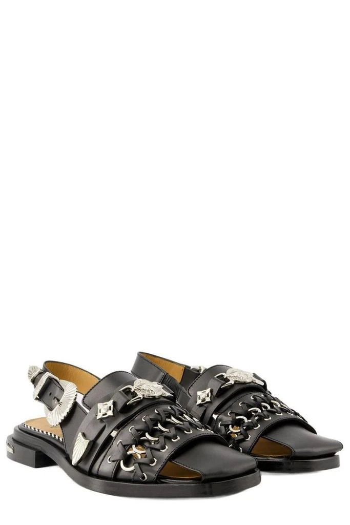 Toga Pulla Toga Pulla Buckled Slingback Sandals 2