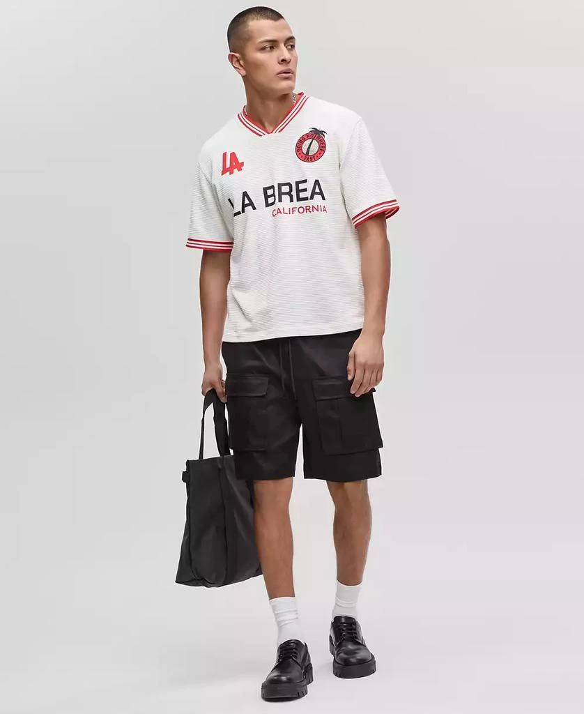 Mode of One Men's La Brea Relaxed Fit Short Sleeve Logo Jersey 3