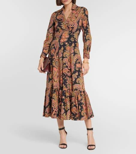 ETRO Paisley cotton midi dress 2