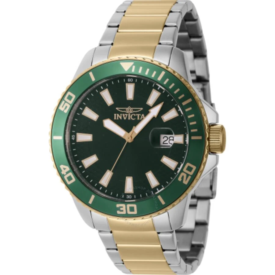 Invicta Pro Diver Quartz Green Dial Men's Watch 46072 1