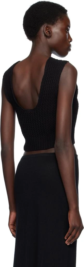 LAUREN MANOOGIAN Black Rack Shell Tank Top 3