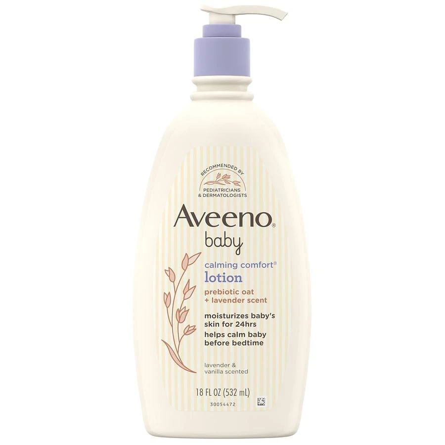 Aveeno Calming Comfort Moisturizing Bedtime Lotion Lavender Vanilla