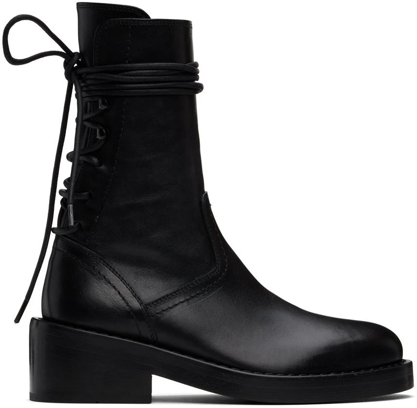 ANN DEMEULEMEESTER Black Henrica Boots 1