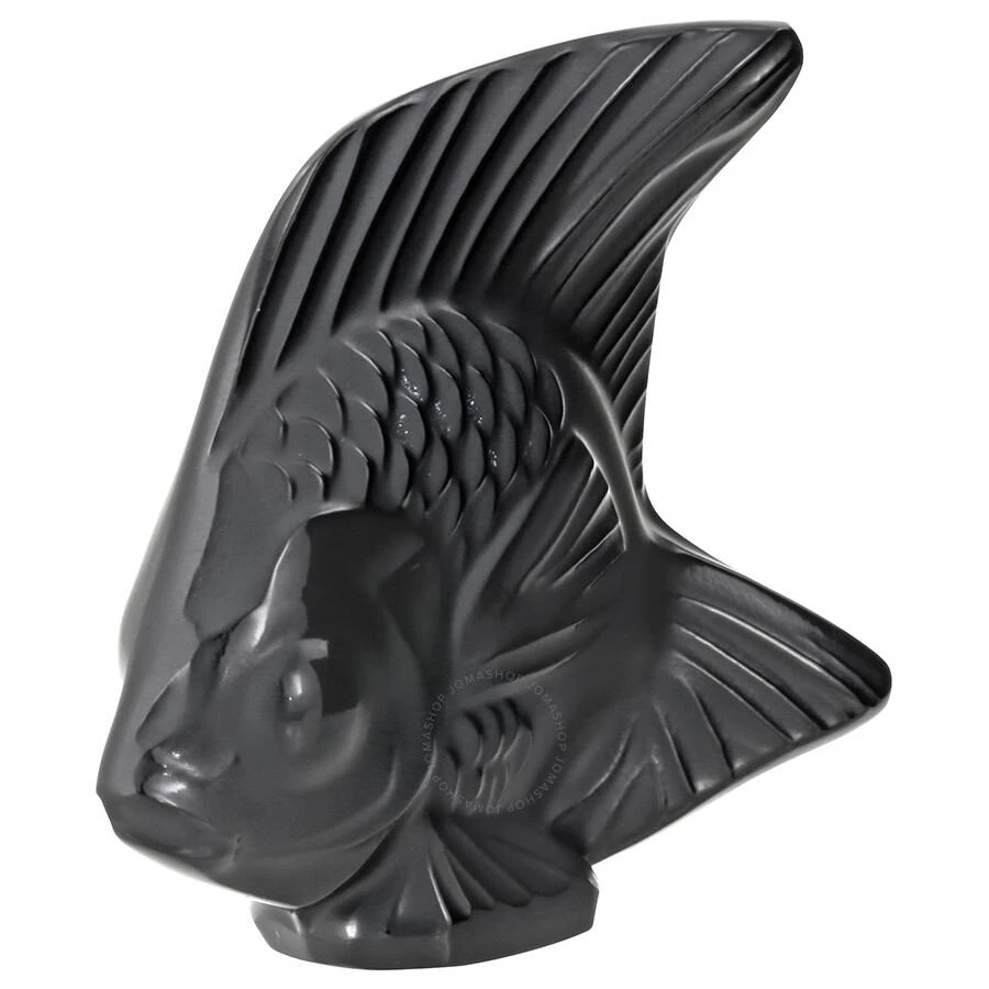 Lalique Black Crystal Fish 3000100 2