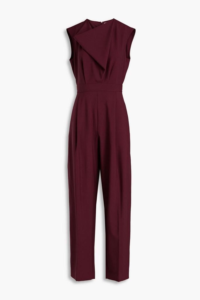 ROKSANDA Draped grain de poudre wool jumpsuit