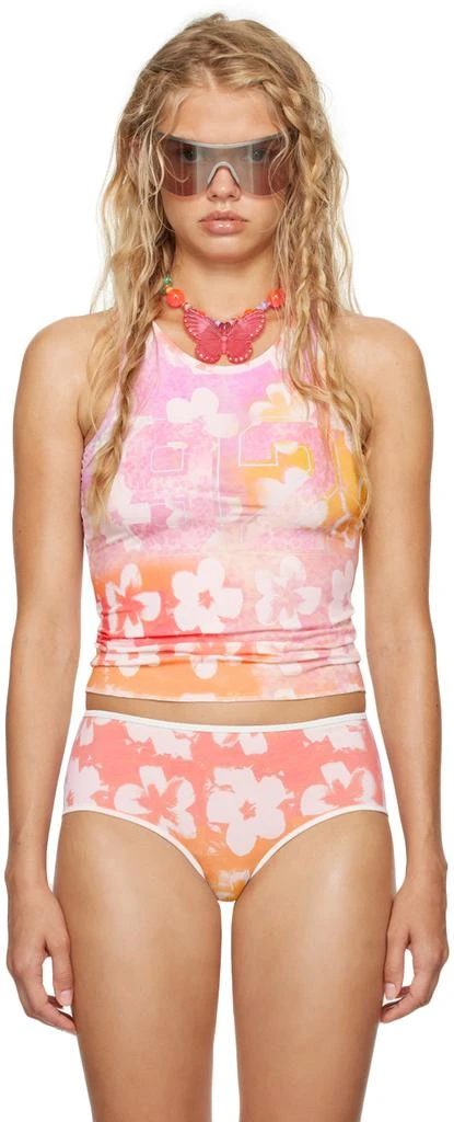 I'm Sorry by Petra Collins SSENSE Exclusive Pink Mimi Wade Edition Tankini Tank Top 1