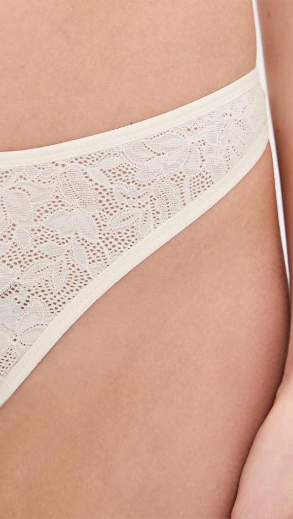 Eberjey Soft Stretch Recycled Lace Thong 4