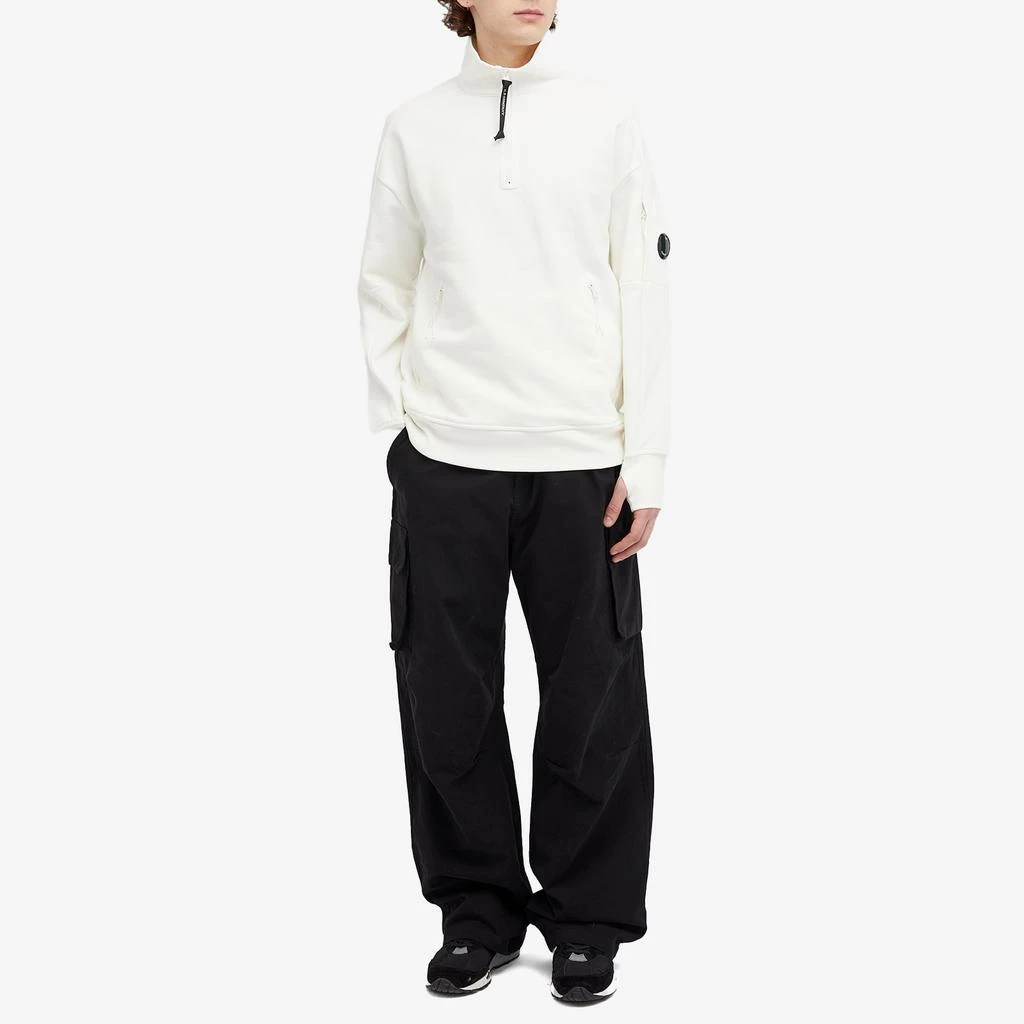 C.P. Company C.P. Company Diagonal Raised Fleece Zipped Sweatshirt 4