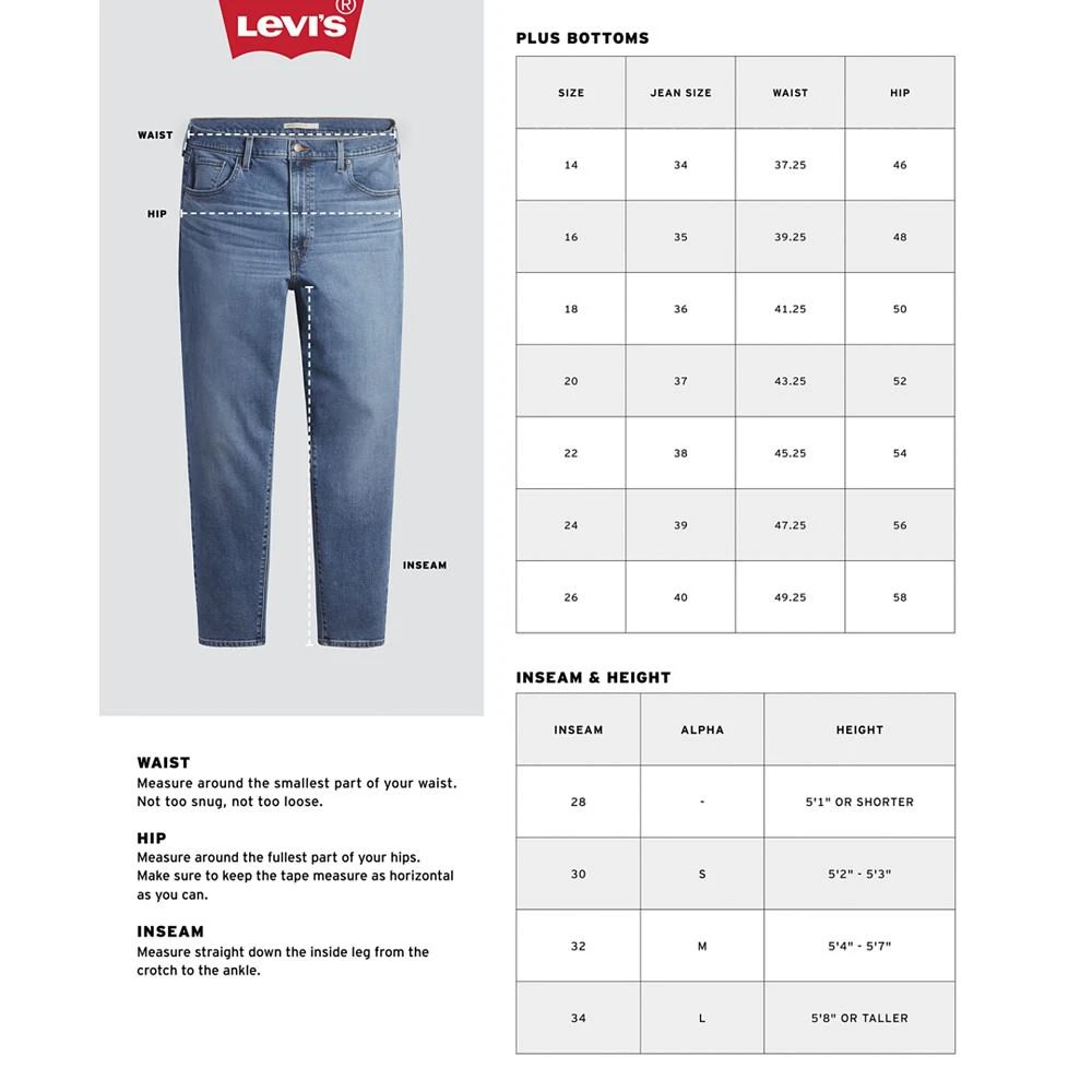 Levi's Trendy Plus Size Women's High-Waisted Mom Jeans 5