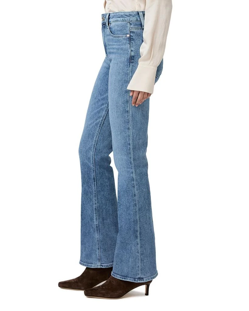 Paige Petites Laurel Canyon High Rise Flared Jeans in Bebop 4