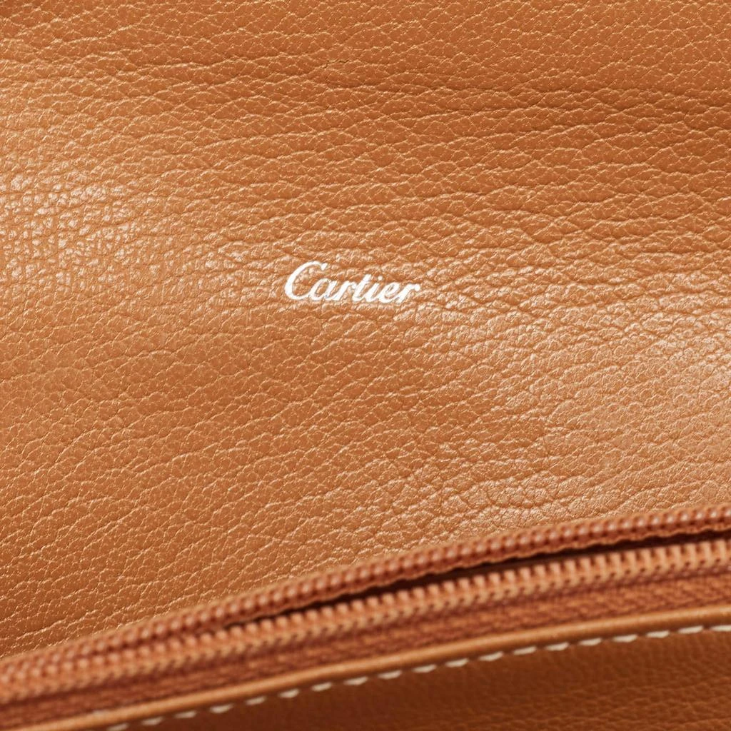 Cartier Cartier Brown Leather Le Must Envelope Trifold Wallet 11