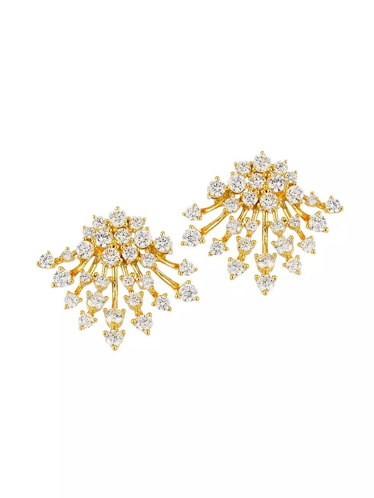HUEB Luminus 18K Yellow Gold & Diamond Earrings