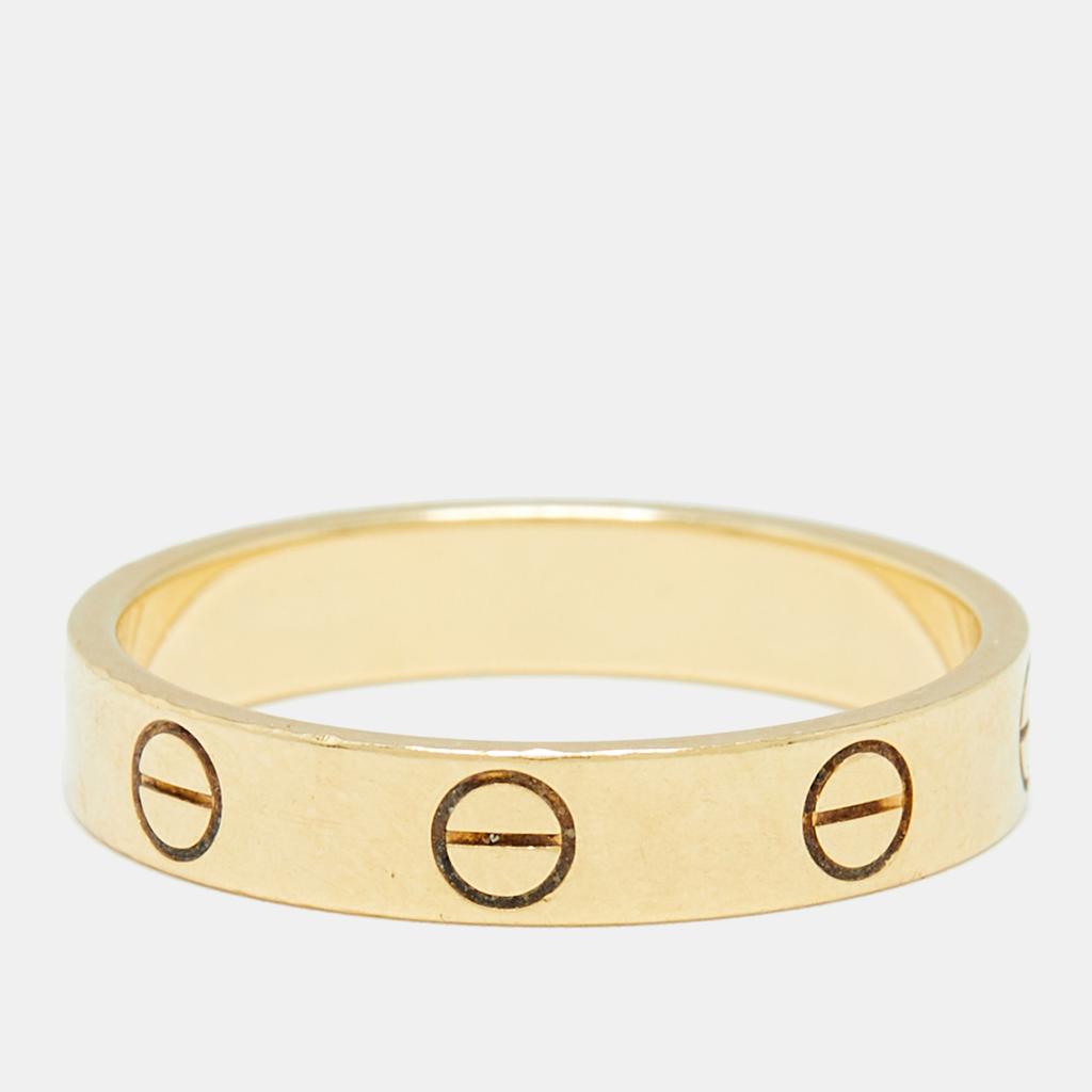 Cartier Cartier Love 18k Yellow Gold Wedding Band Ring Size 54