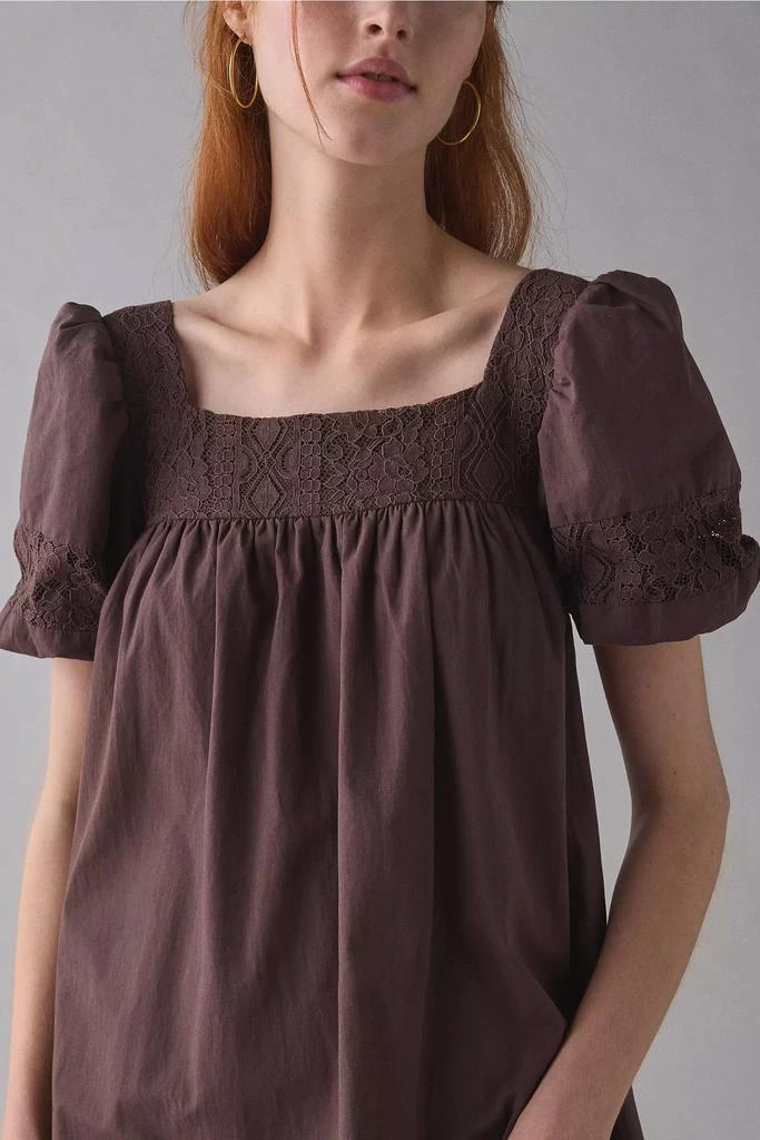 Daisy Street Daisy Street Juno Lace Trim Puff Sleeve Maxi Dress 2