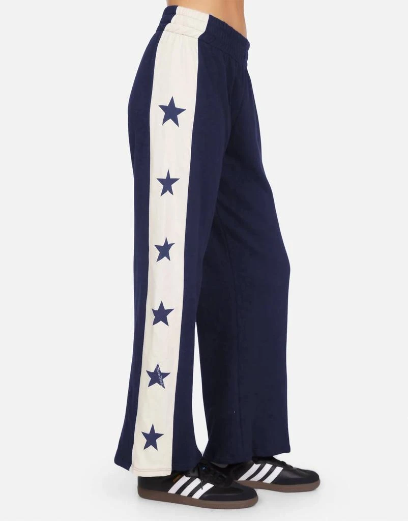 Lauren Moshi Tawny Stars Pants In Navy/bone 2