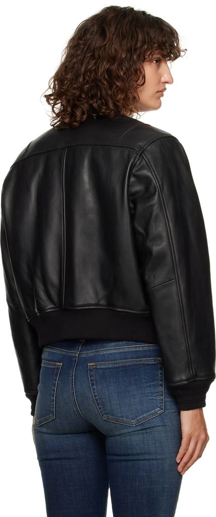 Diesel Black L-Ilan Leather Jacket 3