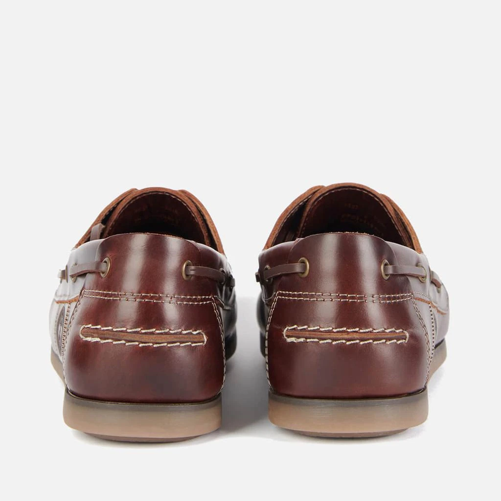 Barbour Men's Wake Leather Boat Shoes 3