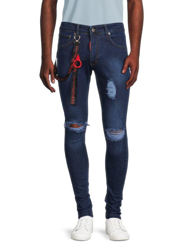 Elie Balleh Ripped Skinny Jeans
