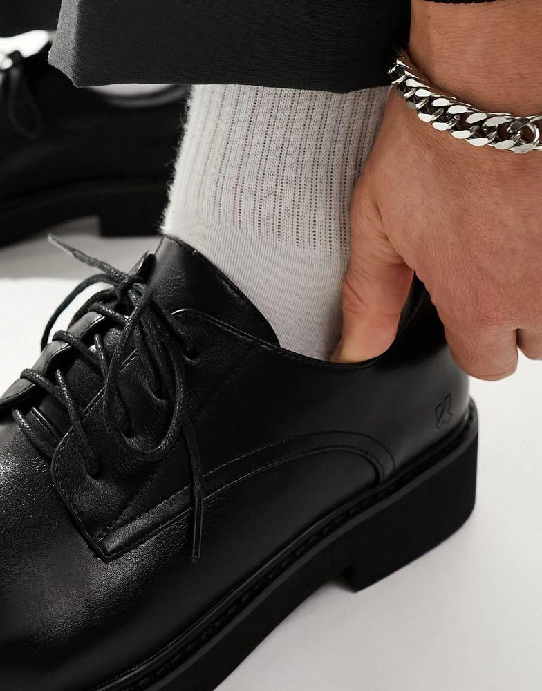 Koi Footwear KOI Oversized Derby Shoes In Black 3