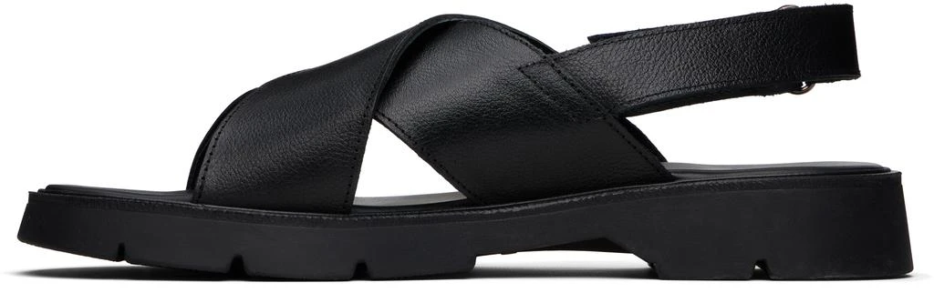 KLEMAN Black Ilot Oak Sandals 3