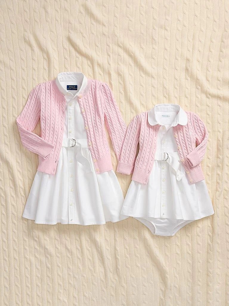 Ralph Lauren Girl's Cable-Knit Cotton Cardigan 6