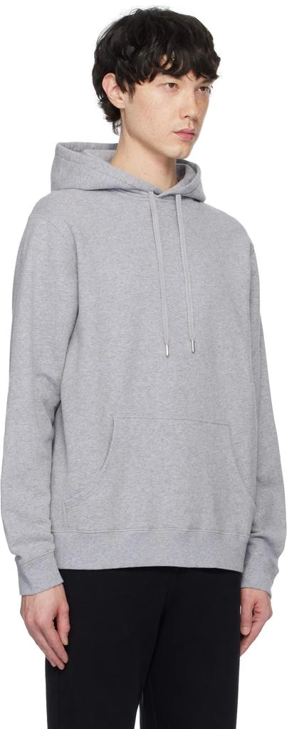 Sunspel Gray Loopback Hoodie 2