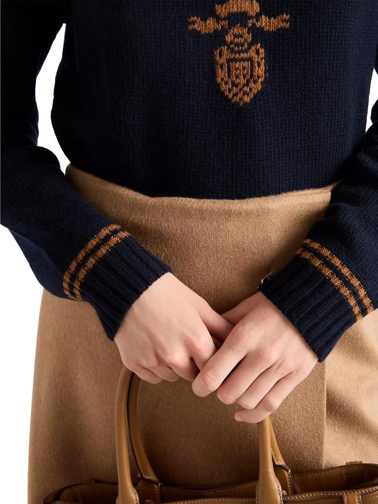 Prada Wool and Cashmere Crew-Neck Sweater - Sweaters - Free