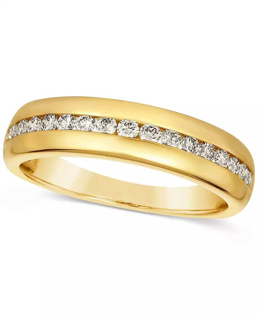 Le Vian Men
s Nude Diamond Band (1/2 ct. t.w.) in 14k Gold 1