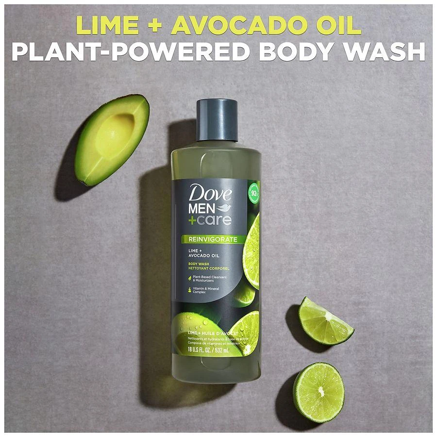 Dove Body Wash Lime + Avocado Oil 9