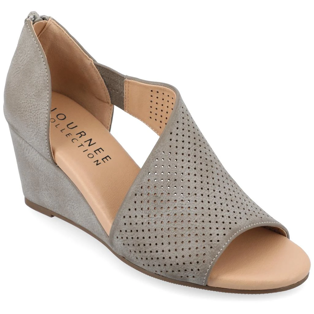 Journee Collection Collection Women's Tru Comfort Foam Aretha Wedge 10