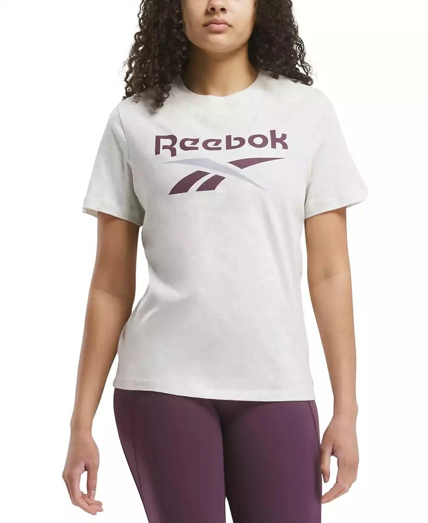 Reebok Women's Identity Cotton Big Logo T-Shirt 1