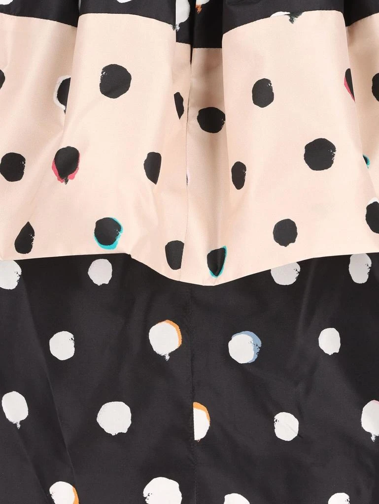 Fendi Fendi Printed Bustier Taffeta Dress 4