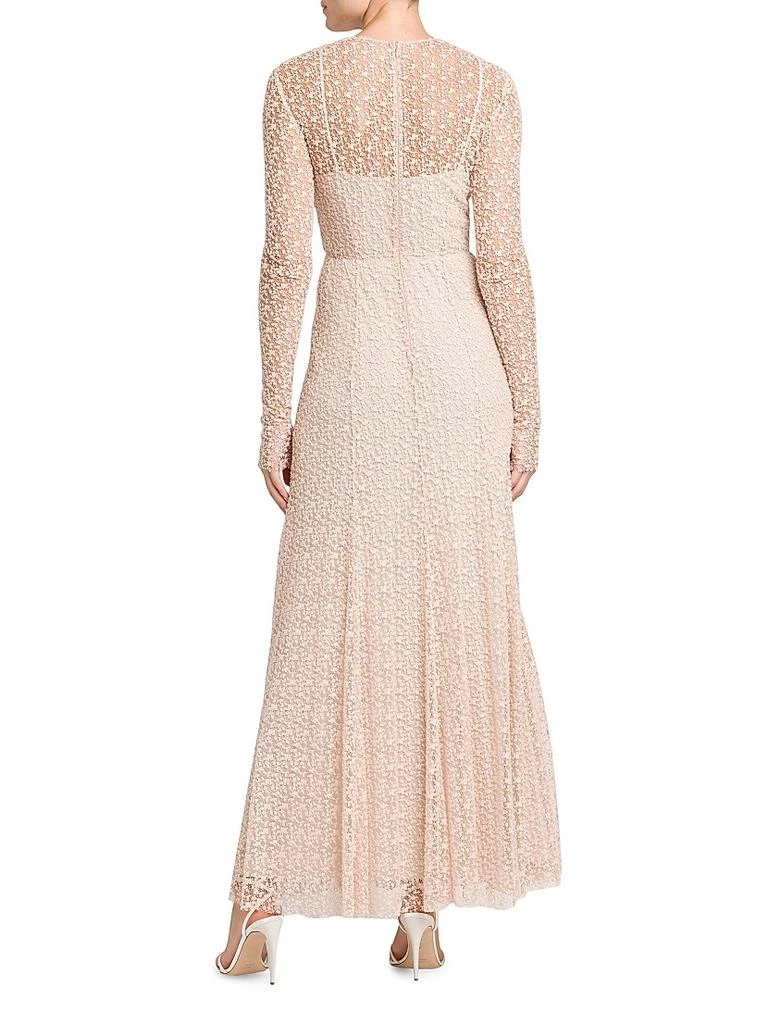 PHILOSOPHY di LORENZO SERAFINI Flocked Lace Long-Sleeve Dress 5