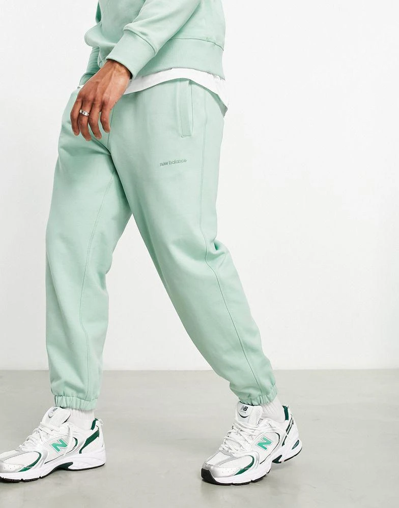 New Balance New Balance Athletics State Sweatpant in light green 2