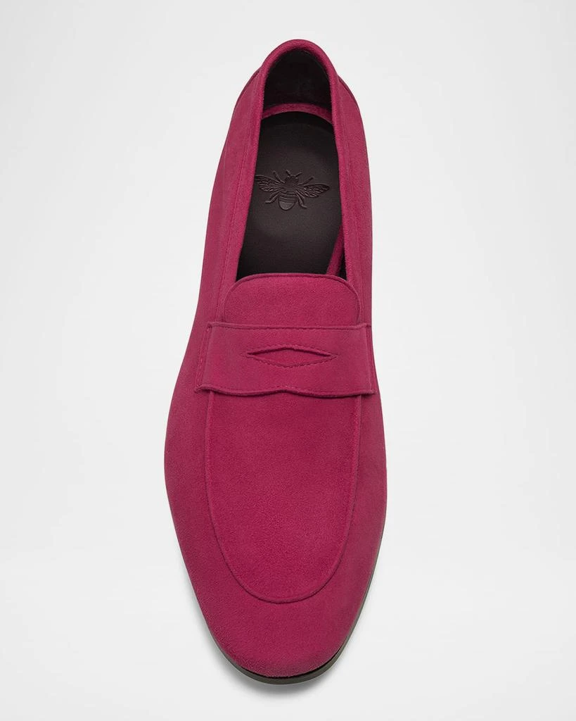 Bougeotte Flaneur Suede Penny Loafers 3