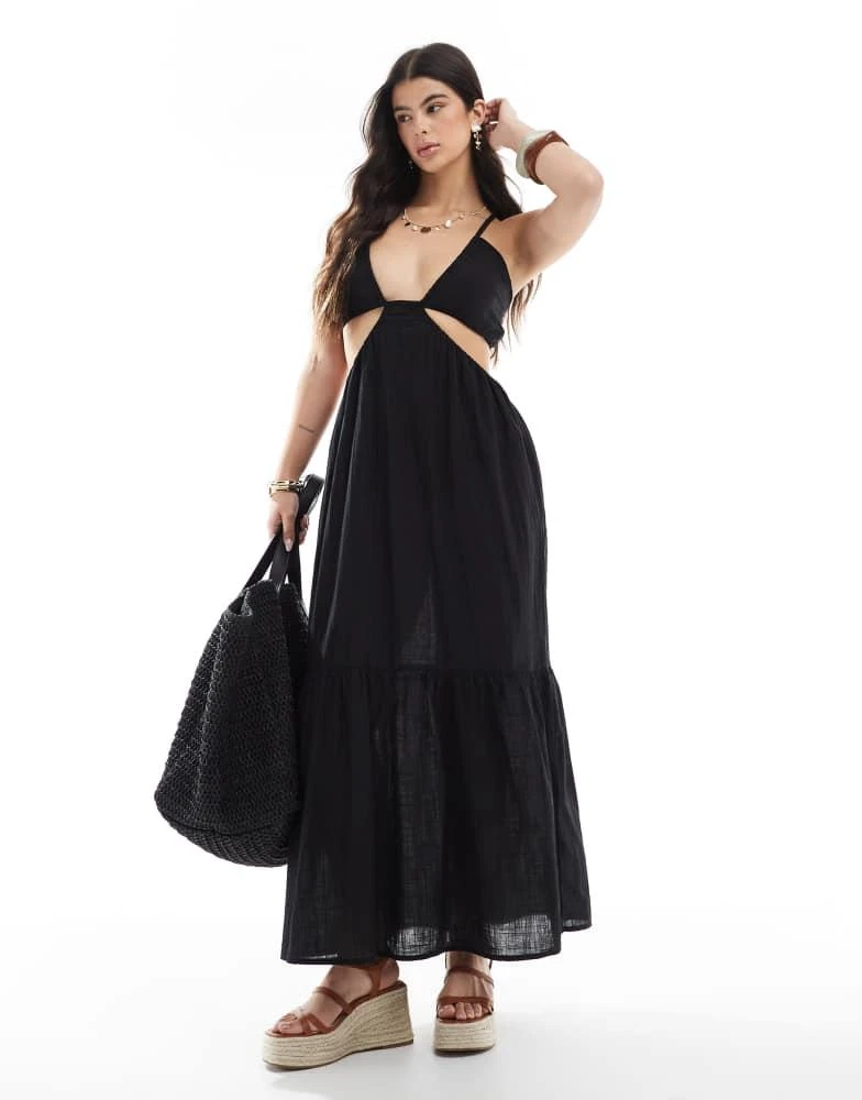 Esmee Exclusive halter cut out maxi beach dress in black On Sale Now with Up to 56% Off | Discover Exclusive Deals & Savings at BeyondStyle Authentic Esme Home|Women|Swimwear & Esmee Exclusive halter cut out maxi beach dress in black On Sale Now with Up to 56% Off | Discover Exclusive Deals & Savings at BeyondStyle Authentic Esme Home|Women|Swimwear &