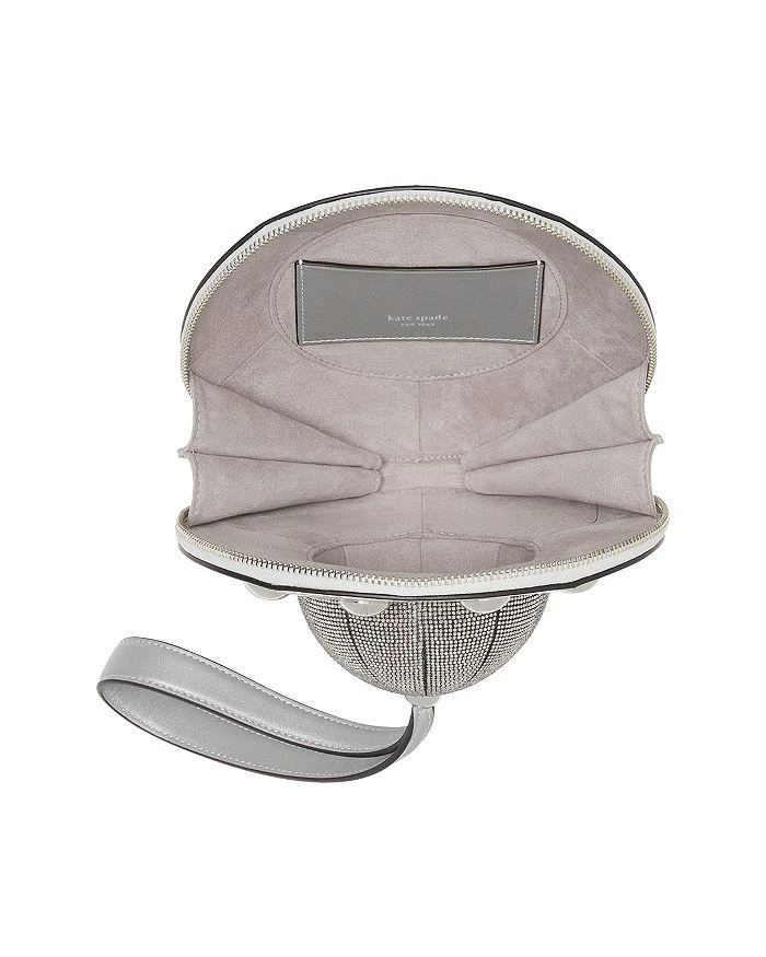 Kate Spade Spaced Out Embellished Metallic Leather 3D UFO Top Handle Bag 3