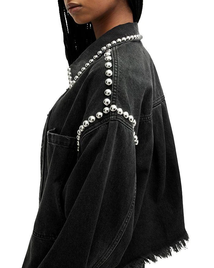 ALL SAINTS Nicky Studded Shirt Jacket 4