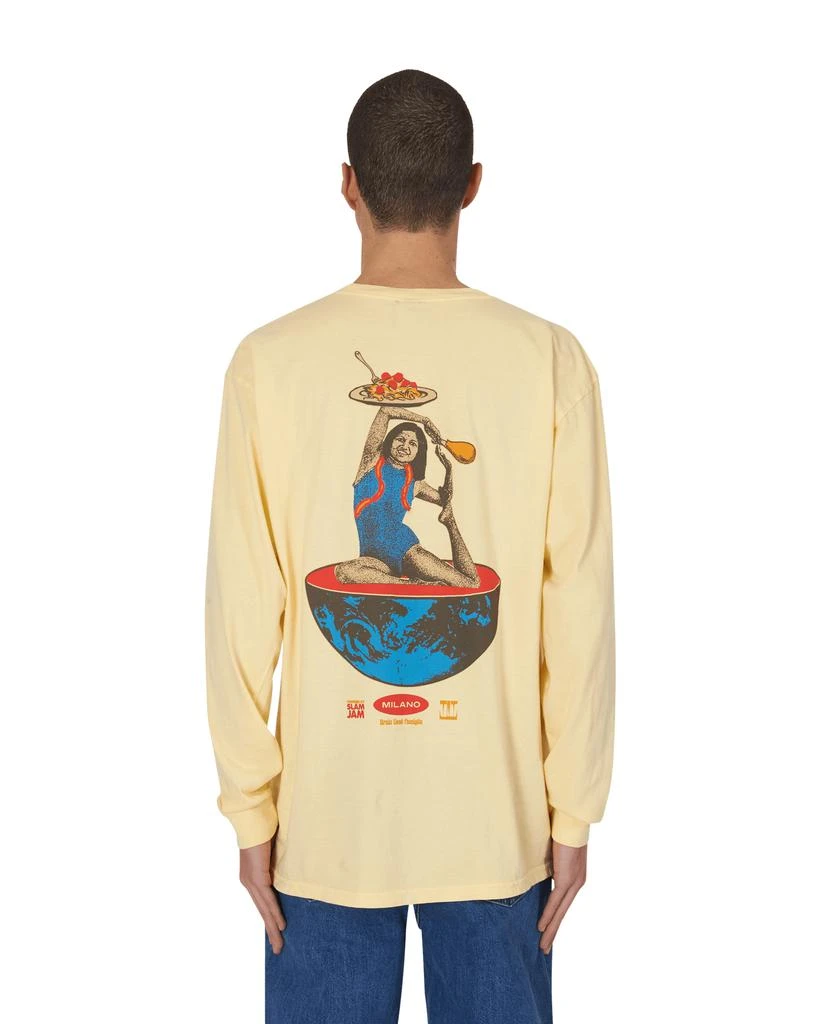 Brain Dead Slam Jam x SPACEDELICIOUS Longsleeve T-Shirt Yellow 3