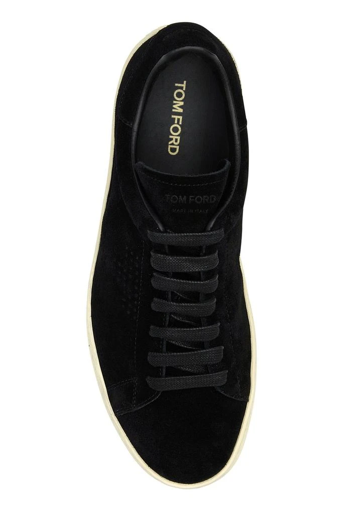 Tom Ford Black suede Warwick sneakers 3