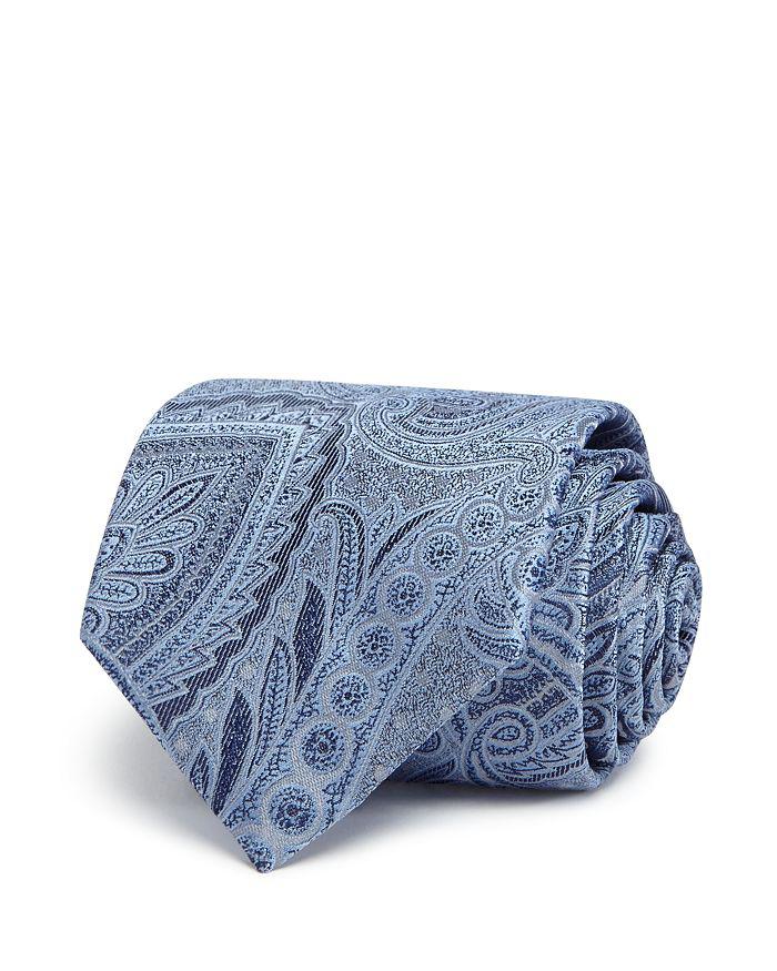 The Men's Store at Bloomingdale's Monochrome Paisley Wide Tie - 100% Exclusive