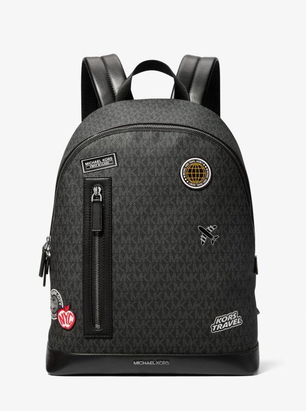 Michael Kors Cooper Slim Embellished Signature Logo Commuter Backpack