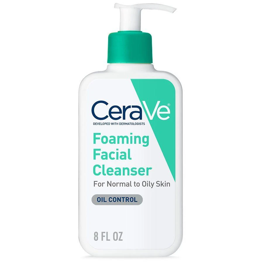 CeraVe Foaming Face Cleanser for Normal to Oily Skin with Hyaluronic Acid 1