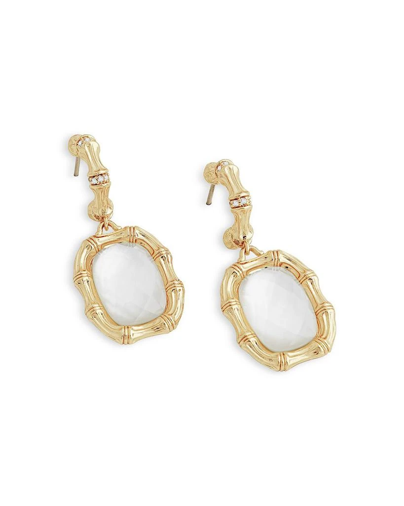 Anabel Aram Crystal Bamboo Drop Earrings 2