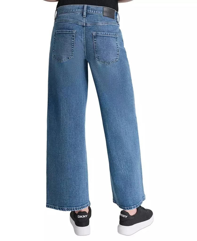 DKNY Petite High-Rise Wide-Leg Jeans 6