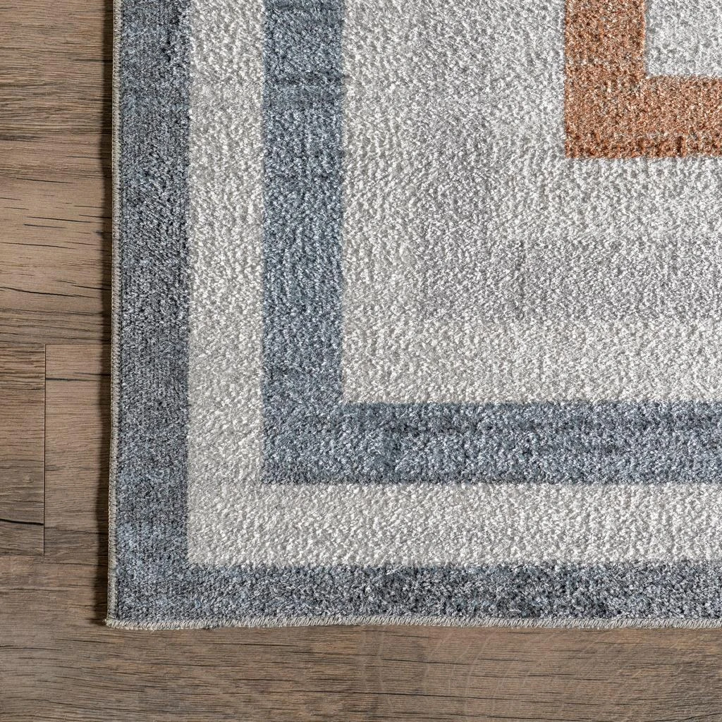 nuLOOM Aliénor Striped Machine Washable Area Rug 5